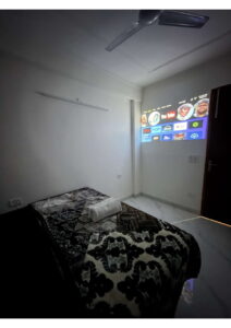 1 BHK + 1 Bath (415 sqft) Builder Floor for Rent in Block A, Paryavaran Complex
