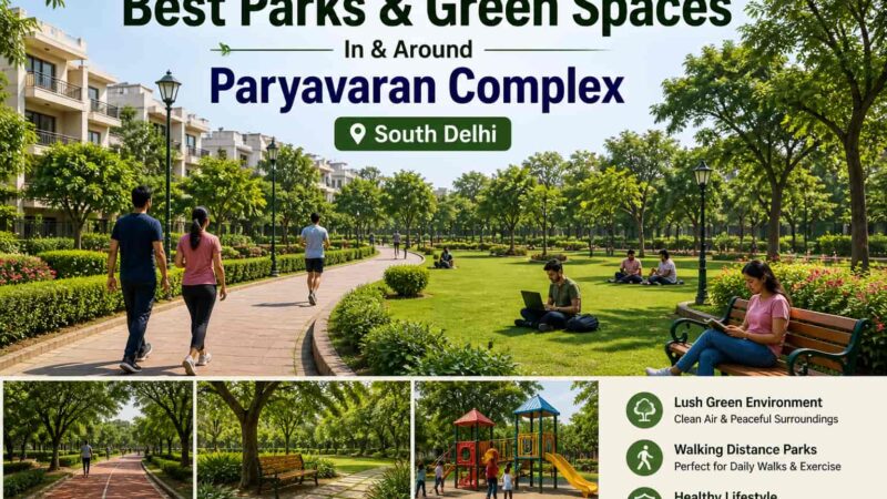 Best Parks & Green Spaces in and Around Paryavaran Complex, South Delhi