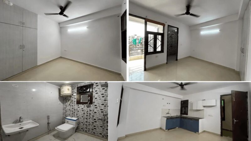 2 BHK + 2 Bath (950 sqft) Builder Floor for Rent in Block A, Paryavaran Complex